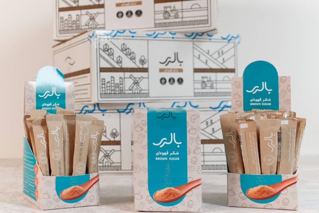 فروش شکر قهوه ای تک نفره بالری + قیمت عمده
